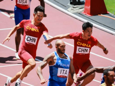 东京奥运会4X100米接力英国成绩取消，中国有望递补拿到铜牌