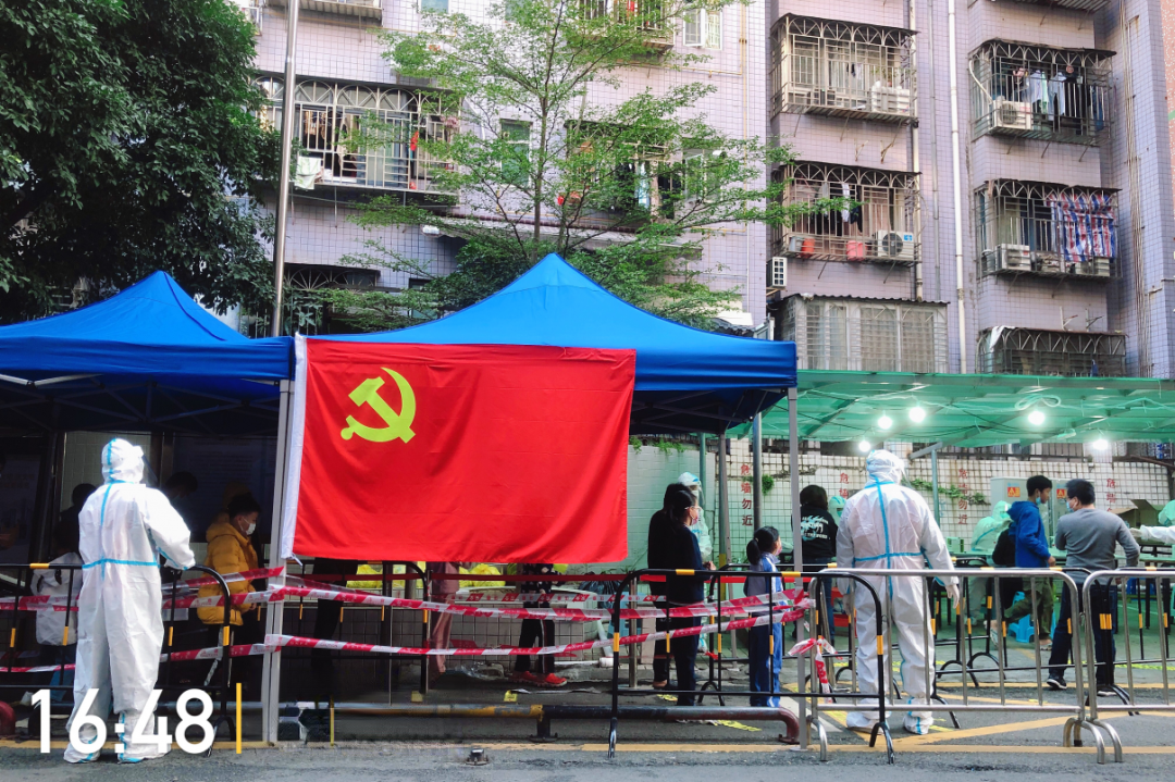 “堡垒·先锋”丨党旗飘扬战疫情，东晓街道党员显担当！