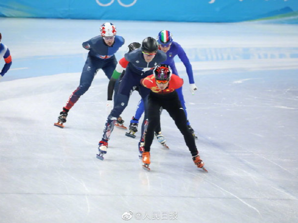任子威小组第一，晋级短道速滑男子1500米半决赛