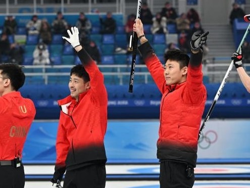 循环赛结束，中国冰壶男队排名第五无缘晋级