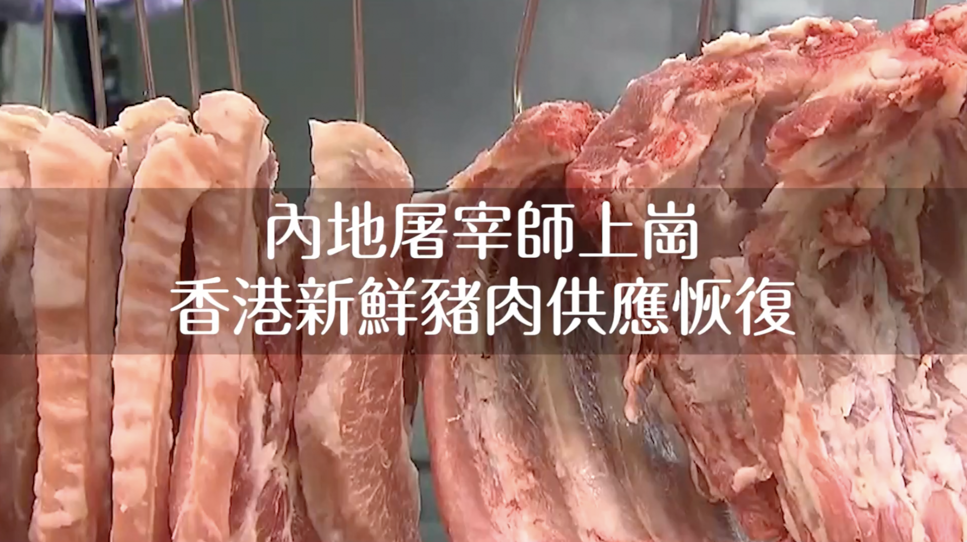 38位內地屠宰师助力香港鮮肉供應