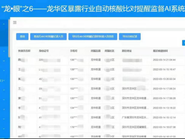 3天加班加点技术攻关！龙华刚上线的这个AI系统可自动进行核酸比对提醒监督