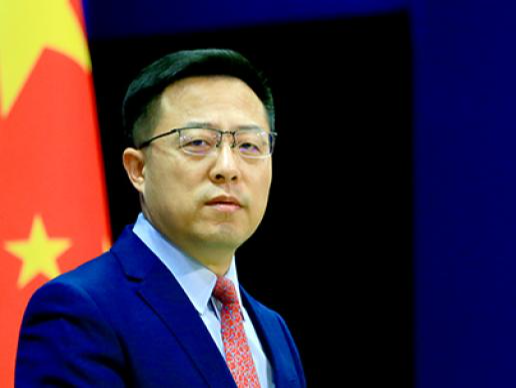 赵立坚：中国在自己家门口开展军事演习活动无可非议