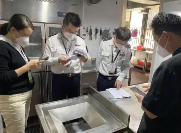 深圳市场监管局光明局马田所全力保障定点隔离酒店食品安全及防疫工作