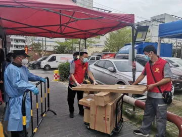 马田街道组建快递小哥“青年突击队”参与疫情防控