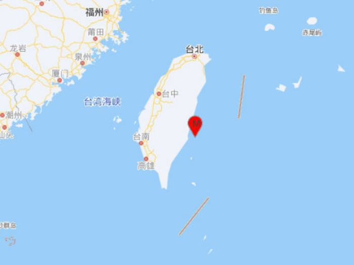 台湾发生5.2级地震