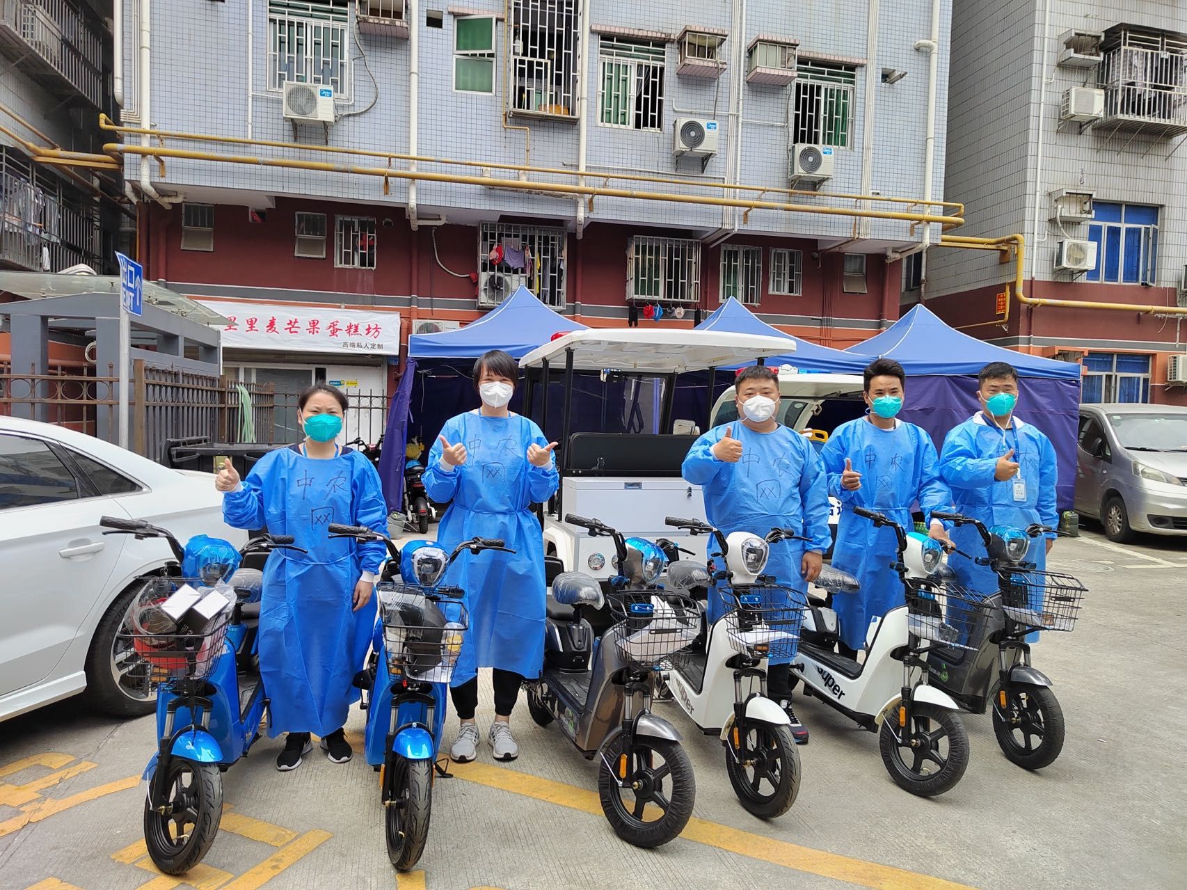 爱心企业捐赠30台电动车支援福田区沙头街道抗疫