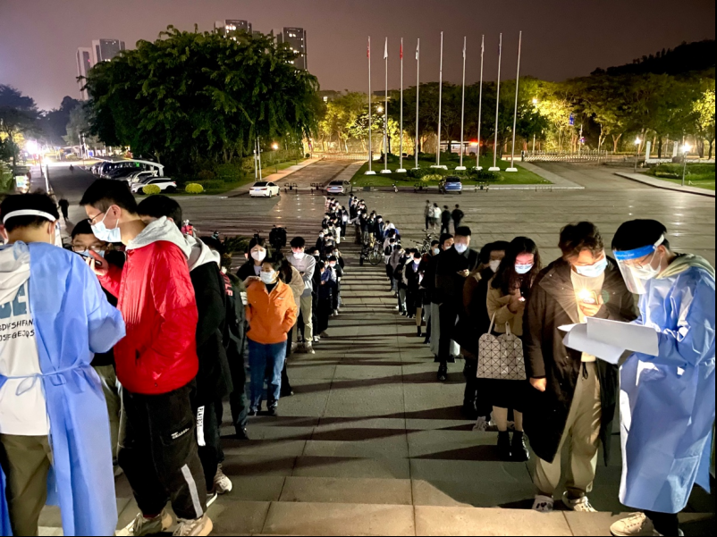直击抗疫一线：深圳大学城火力全开为4000师生保驾护航