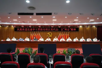 凤凰街道学习贯彻光明区党代会、区“两会”精神