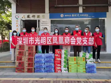 你守“疫”线，我送温暖——光明区凤凰商会党支部慰问一线抗疫人员