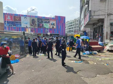 马田街道立行立改集中整治农贸市场环境乱象