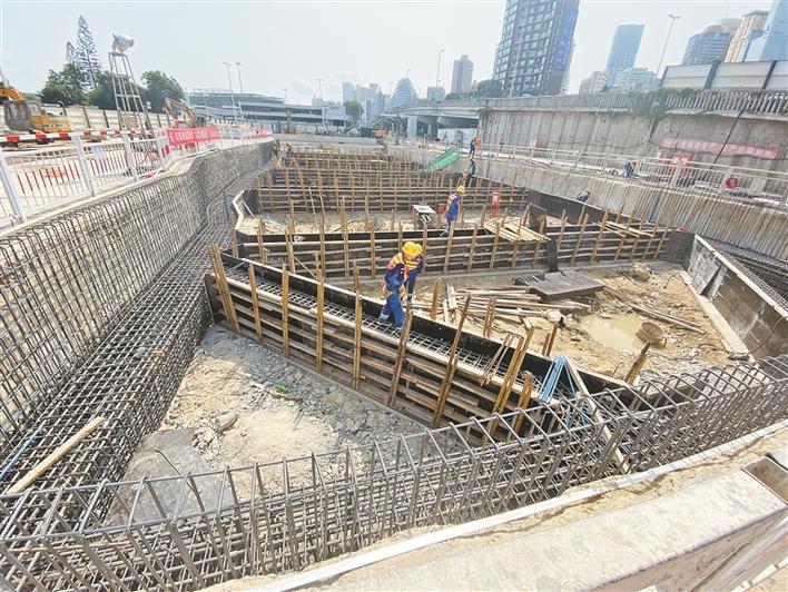 春风隧道建设快速推进  工程建成后罗湖东南春风高架路交通通行能力将提升一倍左右