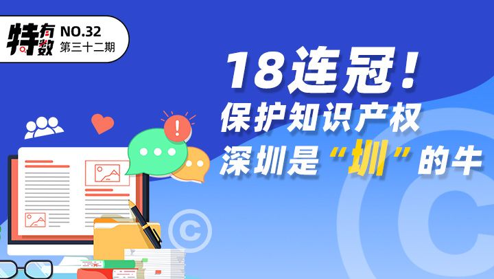 特有数 | 18连冠！保护知识产权，“圳”的很牛