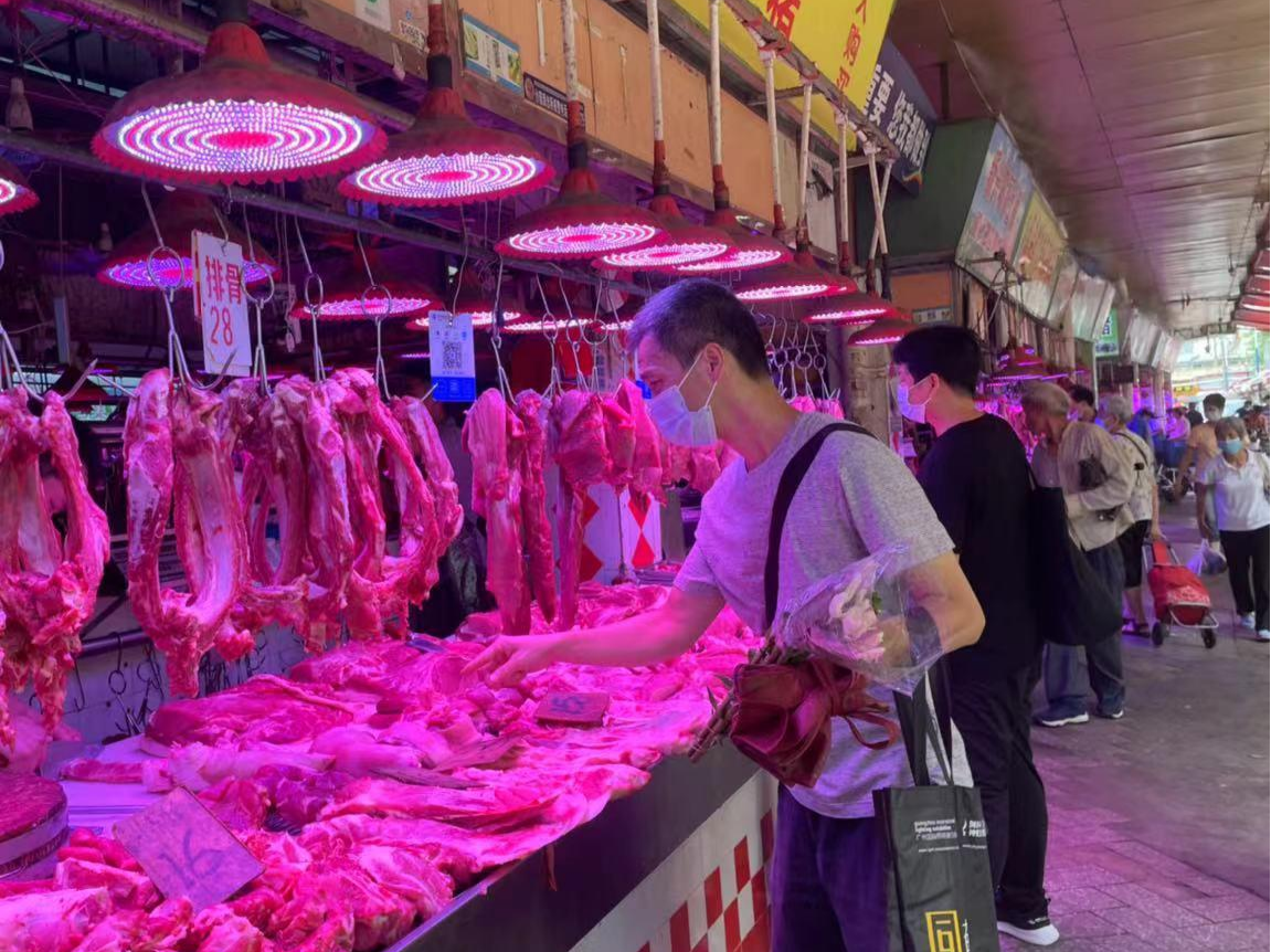 广州猪肉价格连续8周小幅下跌