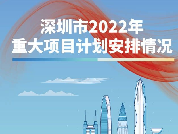 2022年深圳安排重大项目共883个！年度计划完成建设投资任务达2241.3亿元