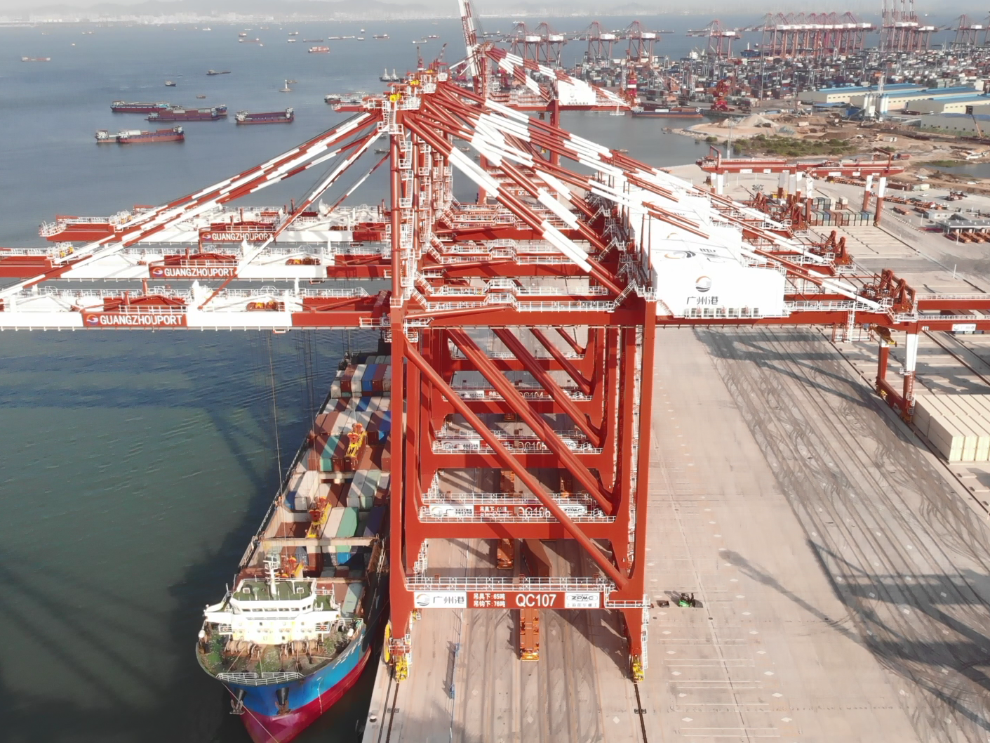 加快重点项目产能释放，广州港加速打造广州国际航运枢纽新发展能级