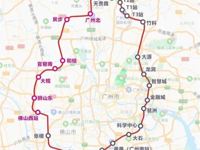 广州都市圈迎来城际“超级环线”