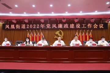 全面从严治党，为经济社会发展提供纪律保障——凤凰街道召开2022年党风廉政建设工作会议