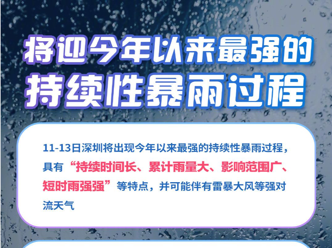 深圳将现历史罕见暴雨？历史：这锅我不背
