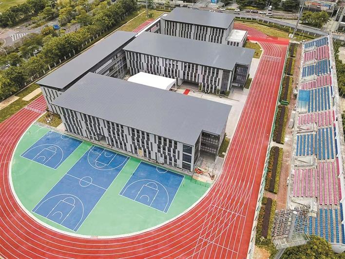深圳首个“腾挪”校舍42天交付 整体建筑结构装配率达100%