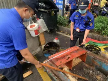 玉塘街道开展流动商贩专项整治行动