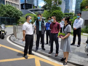 罗湖区领导到翠竹街道督导检查文明城市创建工作