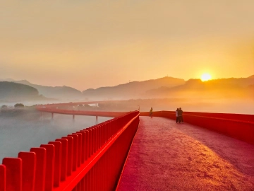 我们的新时代 | 光明这条“红飘带”成网红打卡点