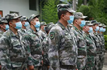 马田街道开展民兵应急排防汛演练 全力以赴做好强降雨防范工作
