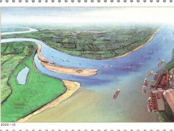 徐里设计：《洞庭湖》特种邮票5月28日发行