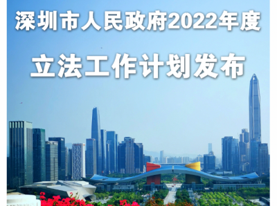 法治深闻｜深圳市人民政府2022年度立法工作计划发布，涉及住房、燃气管理、职业教育等