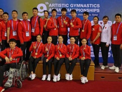 中国体操队一日四金，提前锁定世锦赛团体参赛资格