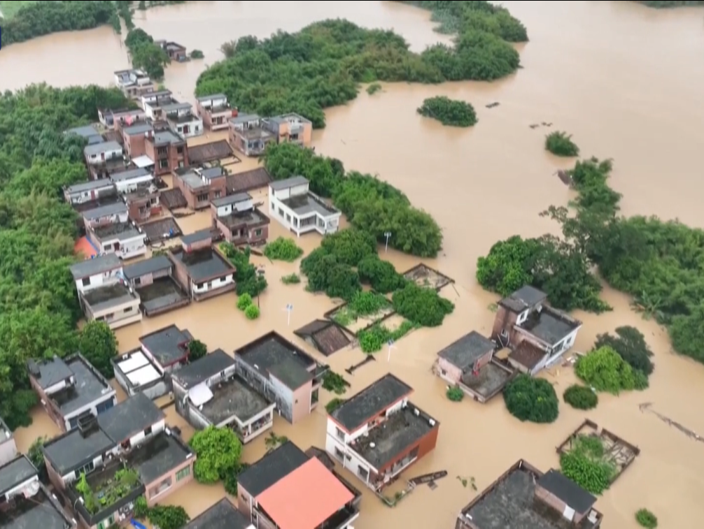 韶关北江干流今年以来最大洪水的第二个洪峰已被削平