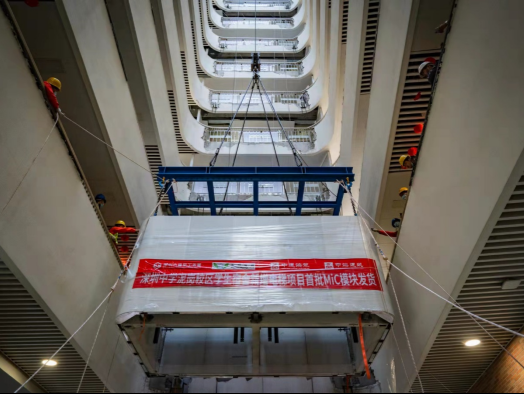 国内首个双电梯井道MiC技术高层建筑产品成功交付