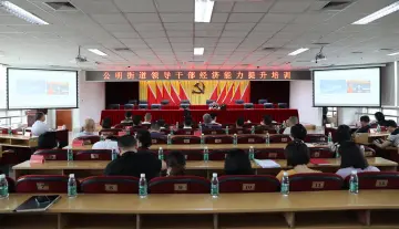 公明街道启动干部经济工作能力提升系列培训