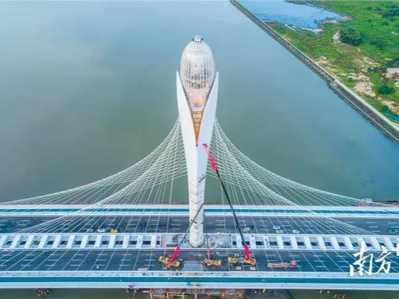 滨海湾大桥明天通车！东莞向海新地标，就要来了