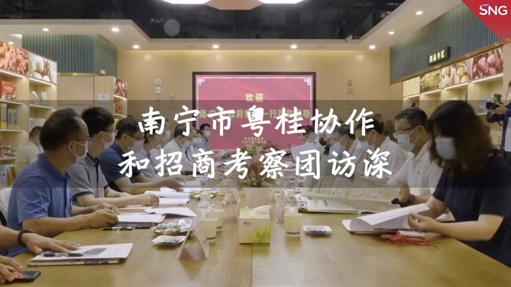 南宁市粤桂协作和招商考察团访深