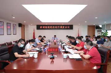 新湖街道召开经济运行调度会议