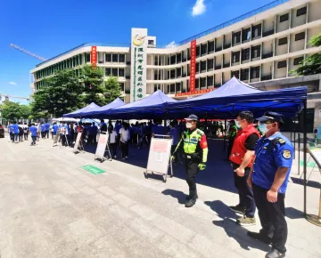 你追梦，我护航！凤凰街道多部门联动助力辖区中考顺利举行