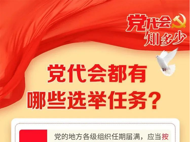 地方党代会有哪些选举任务？什么人能成为党代表？