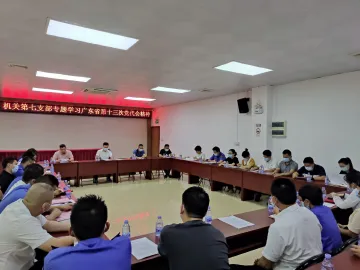 凤凰街道机关第七党支部学习贯彻省第十三次党代会精神