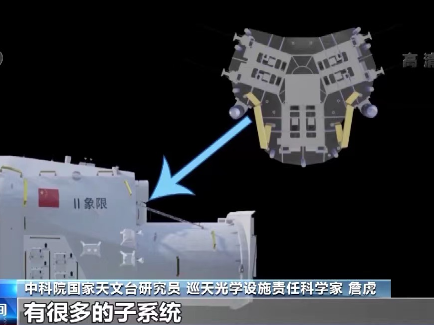 中国空间站的光学舱！巡天空间望远镜预计2024年投入科学运行