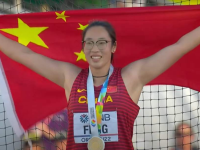 中国队第二金！冯彬夺得田径世锦赛女子铁饼冠军