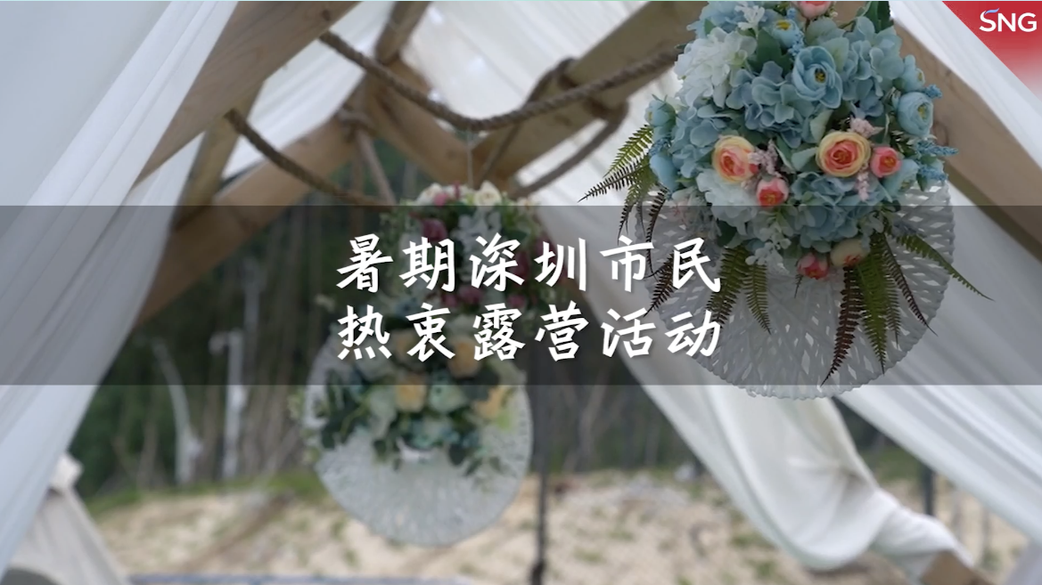深圳市民暑期热衷露营