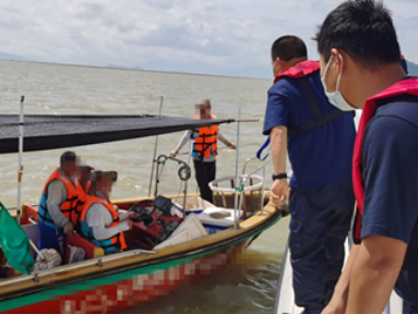 一船舶在深圳海域禁渔区域非法捕捞被查