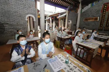 玉塘街道“墨香润玉塘”书法课堂文明实践活动圆满结束