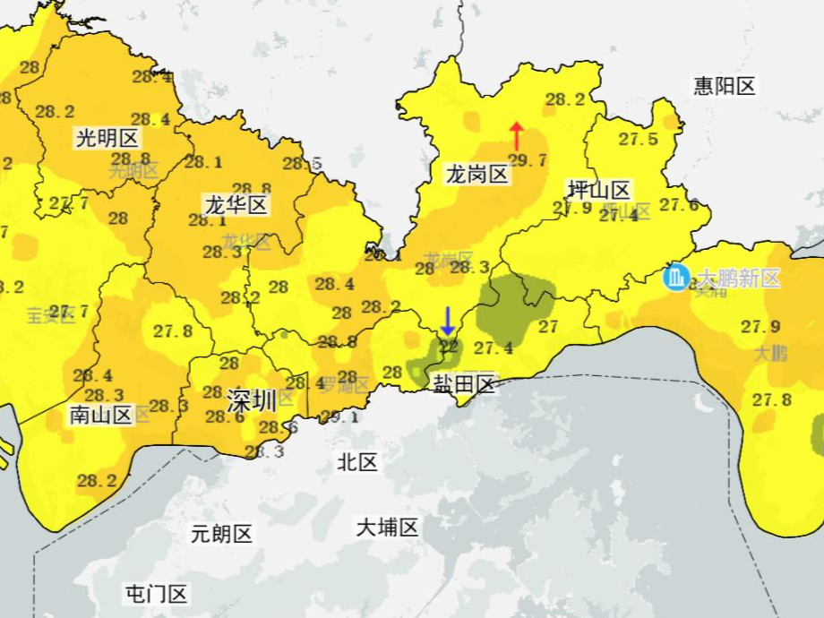 今天深圳还有雨！想念阳光？再耐心等3天……