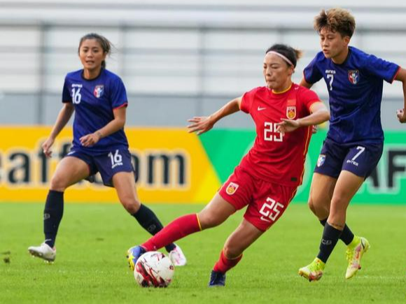 中国女足2-0胜中国台北女足，取得东亚杯开门红