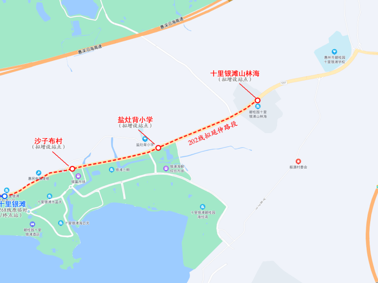 好消息！惠州这条公交线路延长，直达海边