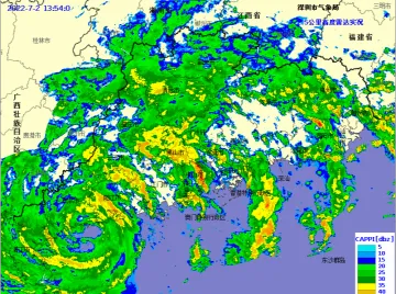 “暹芭”已登陆，广东57个台风预警生效中
