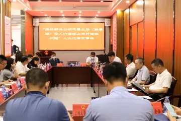 公明街道人大工委研讨解决公明风景北路（雍景城）段人行道被占用及破损问题  